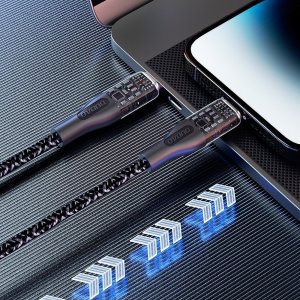 Kabel USB Dudao USB-C - USB-C 1 m Czarny (DDA266) 5