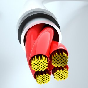 Kabel USB Dudao USB-A - USB-C + microUSB + Lightning 1.2 m Biały (DDA270) 3