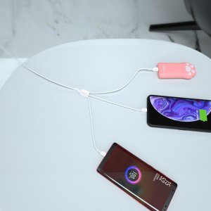 Kabel USB Dudao USB-A - USB-C + microUSB + Lightning 1.2 m Biały (DDA270) 4