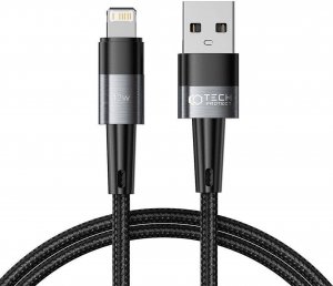 Kabel USB Tech-Protect USB-A - Lightning 1 m Szary (9490713934166) 1