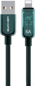 Kabel USB Wekome USB-A - Lightning 1 m Zielony (WK-WDC-180_01_GREEN) 1