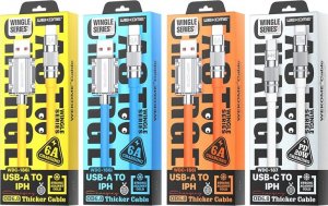 Kabel USB Wekome USB-A - Lightning 1 m Biały (WK-WDC-186_01_WHITE) 2