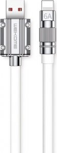 Kabel USB Wekome USB-A - Lightning 1 m Biały (WK-WDC-186_01_WHITE) 3