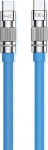 Kabel USB Wekome USB-C - USB-C 1 m Niebieski (WK-WDC-188_BLUE) 1