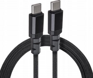 Kabel USB Maclean Kabel 2 x USB-C 15W 1m  MCE493  czarny 1