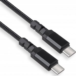 Kabel USB Maclean USB-C - USB-C 1 m Czarny (3) 2