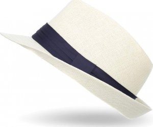 Aleszale KAPELUSZ SŁOMKOWY PANAMA TRILBY MĘSKI DAMSKI LETNI 56 - KPL-725003-ECR/56 3