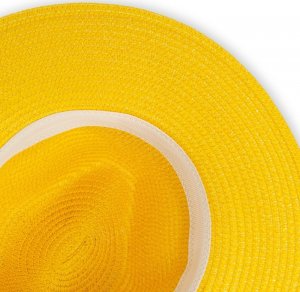 Aleszale KAPELUSZ DAMSKI SŁOMKOWY NA LATO FALOWANY KOLORY - KPL-LX23-036-ZOL 4