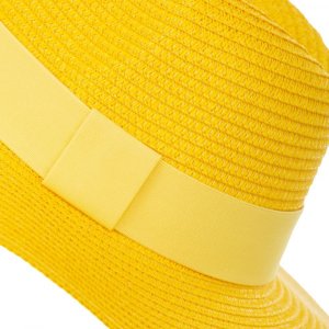 Aleszale KAPELUSZ DAMSKI SŁOMKOWY NA LATO FALOWANY KOLORY - KPL-LX23-036-ZOL 5