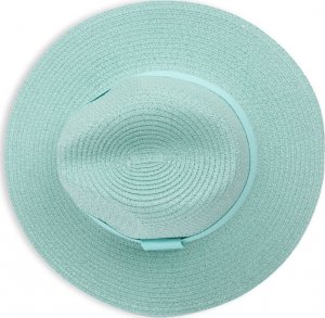 Aleszale KAPELUSZ DAMSKI SŁOMKOWY NA LATO FALOWANY KOLORY - KPL-LX23-036-PIS 2