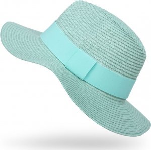 Aleszale KAPELUSZ DAMSKI SŁOMKOWY NA LATO FALOWANY KOLORY - KPL-LX23-036-PIS 3