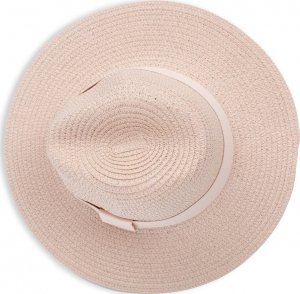 Aleszale KAPELUSZ DAMSKI SŁOMKOWY NA LATO FALOWANY KOLORY - KPL-LX23-036-ROZ 2