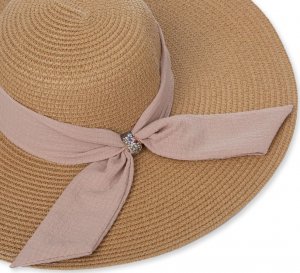 Aleszale KAPELUSZ DAMSKI SŁOMKOWY NA LATO DUŻY FALOWANY - KPL-LX17-BRA 7