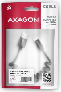 Kabel USB Axagon USB-A - USB-C 1.1 m Czarny (BUCM-AM20TB) 7