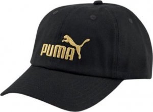 Puma Czapka z daszkiem Puma czarna złote logo 1