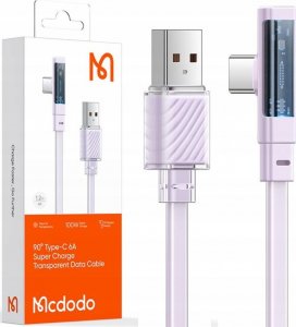 Kabel USB Mcdodo USB-C - USB-A 1.2 m Fioletowy (CA-3421) 1