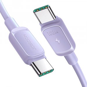 Kabel USB Joyroom USB-C - USB-C 1.2 m Fioletowy (JYR757) 1