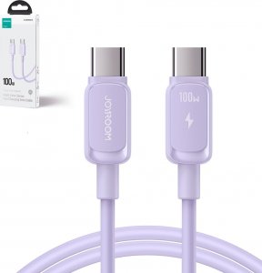 Kabel USB Joyroom USB-C - USB-C 1.2 m Fioletowy (JYR757) 2