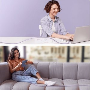 Kabel USB Joyroom USB-C - USB-C 1.2 m Fioletowy (JYR757) 7