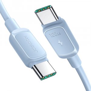 Kabel USB Joyroom USB-C - USB-C 1.2 m Niebieski (JYR758) 1