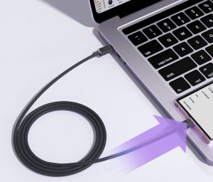 Kabel USB Joyroom USB-C - USB-C 1.2 m Czarny (JYR759) 7