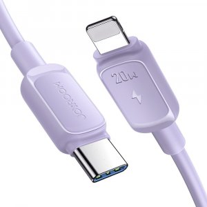 Kabel USB Joyroom USB-C - Lightning 1.2 m Fioletowy (JYR754) 1