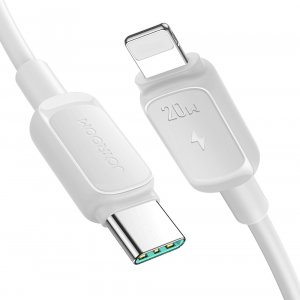 Kabel USB Joyroom USB-C - Lightning 1.2 m Biały (JYR756) 1