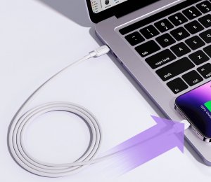Kabel USB Joyroom USB-C - Lightning 1.2 m Biały (JYR756) 6