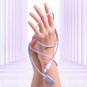 Kabel USB Joyroom USB-A - USB-C 1.2 m Fioletowy (JYR761) 11