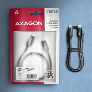 Kabel USB Axagon USB-C - USB-C 2 m Czarny (BUCM2-CM20AB) 7