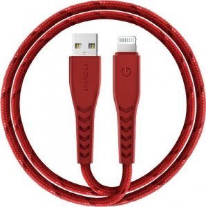 Kabel USB Energea USB-A - Lightning 1.5 m Czerwony (CBL-NF-RED150) 1