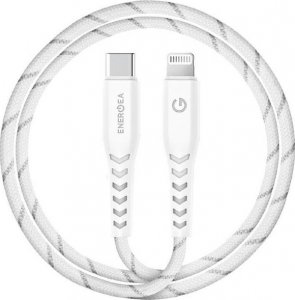 Kabel USB Energea USB-C - Lightning 1.5 m Biały (CBL-NFCL-RED150) 1