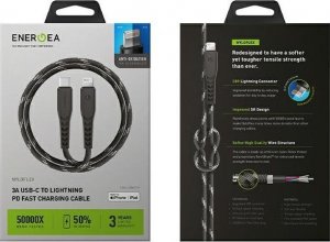 Kabel USB Energea USB-C - Lightning 3 m Czarny (CBL-NFCL-BLK300) 8