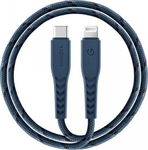 Kabel USB Energea USB-C - Lightning 1.5 m Niebieski (CBL-NFCL-BLU150) 1