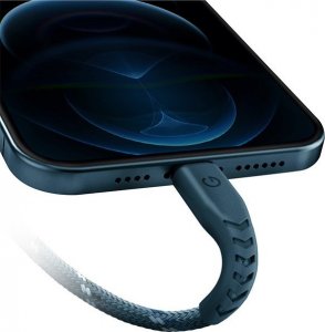 Kabel USB Energea USB-C - Lightning 1.5 m Niebieski (CBL-NFCL-BLU150) 4