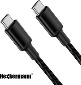 Kabel USB Heckermann USB-C - USB-C 2 m Czarny 8