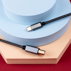 Kabel USB Reagle USB-C - USB-B 2 m Srebrny 9