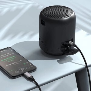 Kabel USB Reagle USB-C - mini Jack 3.5 mm 1.5 m Czarny 4