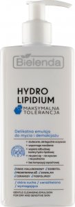 Bielenda Hydro Lipidium Maksymalna Tolerancja delikatna emulsja do mycia i demakijażu 300ml 1