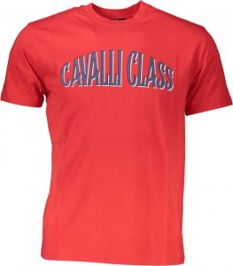 Cavalli Class CAVALLI CLASS T-SHIRT Z KRÓTKIM RĘKAWEM MĘSKI CZERWONY XL 1