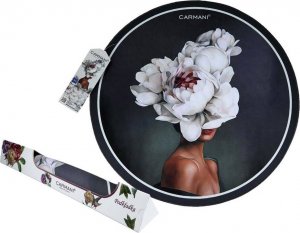 Carmani Podkładka na stół okrągła - Kwiaty na głowie (CARMANI) 1