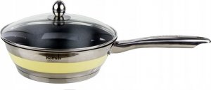 Hoffner Garnki ze stali nierdzewnej z kremowym paskiem HF 9969 zestaw 12 elementów indukcja gaz 5