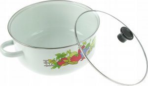 GARNKI EMALIOWANE 10el. ZESTAW Garnków Emalia 7021 5