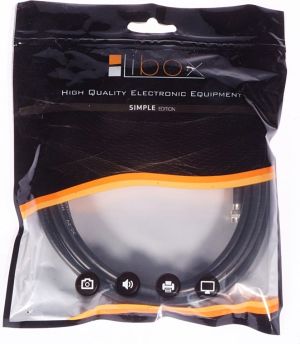 Kabel Libox Antenowy (F) 3m czarny (LB0071) 2