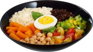 Domex Talerz deserowy 20 cm szklany czarny Smart Kitchen 2