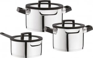 Berghoff Zestaw garnków Berghoff Essentials Uqonic Downdraft 6 el. Darmowa dostawa od 99 zł! 1