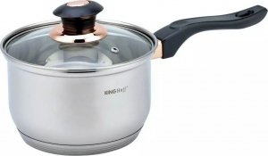 KingHoff Zestaw garnków stalowych nierdzewnych 12 elementów Kinghoff KH-1767 z patelnią i rondlem indukcja gaz 3