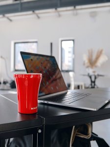 Dr.Bacty Kubek termiczny do kawy z powłoką ceramiczną Dr.Bacty Apollo - 227 ml - czerwony 12