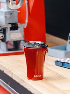 Dr.Bacty Kubek termiczny do kawy z powłoką ceramiczną Dr.Bacty Apollo - 227 ml - czerwony 14