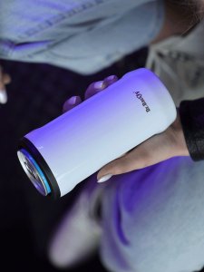 Dr.Bacty Kubek termiczny na kawę 2w1 Dr.Bacty Notus 360 ml -  biały 4